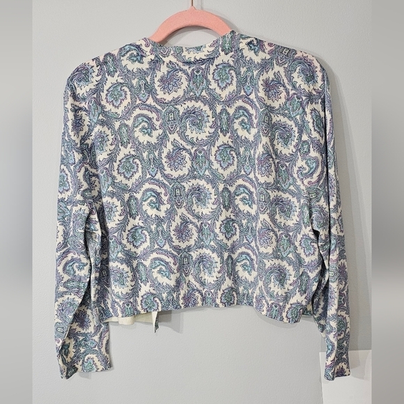 SPIRAL PAISLEY DRESS SHRUG - Picture 3 of 8